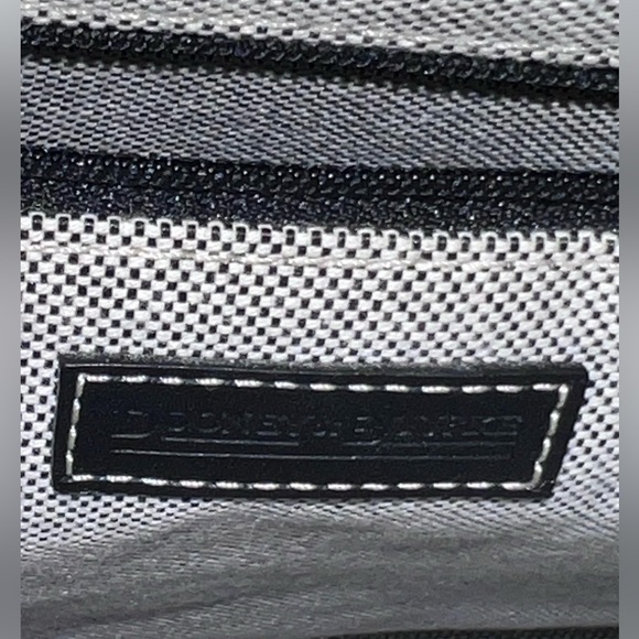 Dooney & Bourke signature black fabric zip top tote - Picture 12 of 12